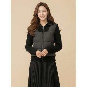 [조이너스][조이너스]세일러 카라 덕다운 퀼팅 점퍼-JW24IH25010