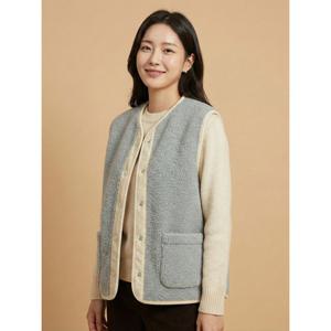 [조이너스][조이너스]배색 후리스 조끼-JW24EC5001799C