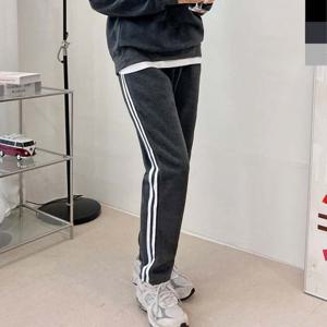 GAA D901 여자기모면두줄일자트레이닝바지 여성하의 여자하의 밴딩 기모 기모안감 트레이닝 기모트레이닝 기모밴딩 일자트레이닝 두줄일자트레이닝