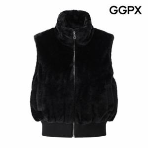 [GGPX] 비건 퍼 하이넥 베스트 (GPAVT007F)