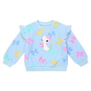 [프렌치캣(백)]S/BL리본 후리스TOP(Q46DKT190)