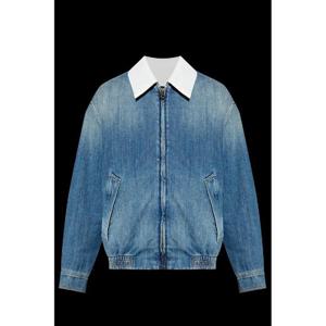 25FW Loewe 데님 자켓 with collar H526Y50W370BLUE