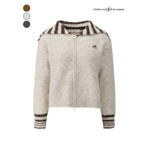 [나인식스뉴욕]라인 세라 카라 집업 니트 가디건 (NPBKG008M0)