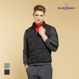 [팜스프링스] 남성 니트소매배색 다운점퍼_SWDM254552