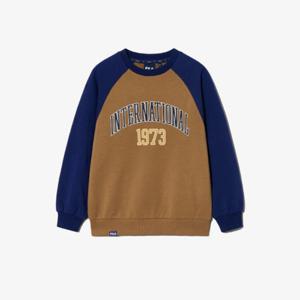 휠라키즈긴팔티 TQJ FK2POG4202X-LBR 기모 라글란 맨투맨