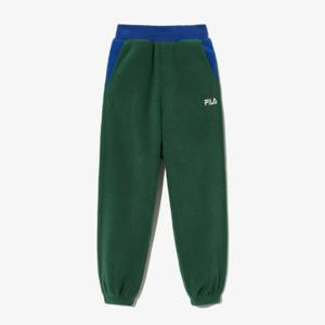 휠라키즈바지 TQJ FK2FPG4501X-DGR TOD 컬러블럭 플리스 조거 팬츠