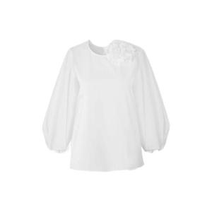 25 FW 캐롤리나헤레라 퍼프 소매 로제트 탑 R2611E216SCT TP444749672