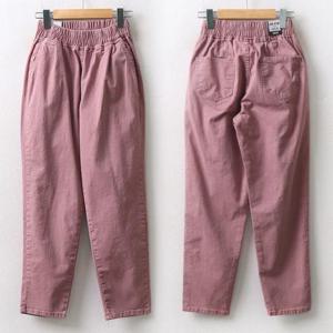 빅사이즈 508 워싱밴딩배기팬츠 DLO9403