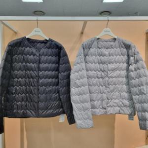 Destijl HC34 초경량덕패딩 물결라인노카라 초경량덕패딩 D2543jk02