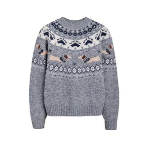 [제이제이 지고트]퍼피 노르딕 자카드 니트 GRBN1PO271