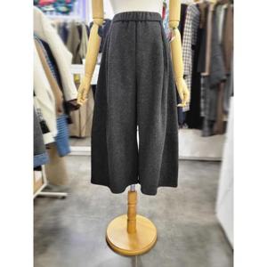 밸리걸 세이브존01 밴딩 절개 항아리 와이드 8부 팬츠 817200