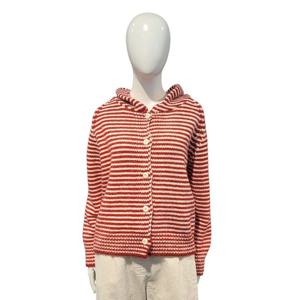 [페이지플린]스트라이프 후드 단추 가디건F5DCA511A