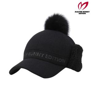 마스터바니  (421D4CP404) 여성 탈착 폼폼이 덤블 레터링 헌팅캡