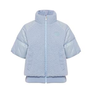 [와이드앵글]여성 CO 시어링 믹스매치 반팔 다운 L  WWW25571IC