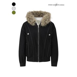 [나인식스뉴욕]후드퍼 탈부착 안감 퍼 윈터 점퍼 (NPBJP009M0)