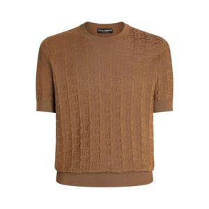 25 FW 돌체앤가바나 로고 자카드 티셔츠 GXX03TJBSKE TP434041134