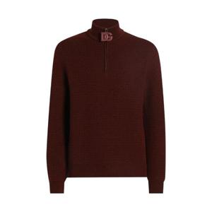 25 FW 돌체앤가바나 하프 지퍼 와플 니트 스웨터 GXW06TJDVBQ TP444951975