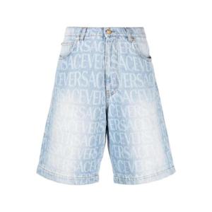 25 FW 베르사체 베르사체 올오버 데님 쇼츠 10102051A07661 TP445050956