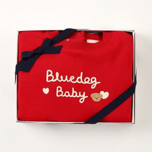 [블루독베이비]RD)로고하트드레스 45C70-674-02 출산백일돌