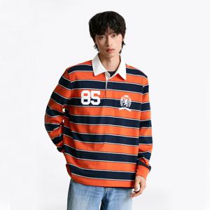 타미진스 남성 코튼 스트라이프 럭비 티셔츠 T32F7TKT56TMT1