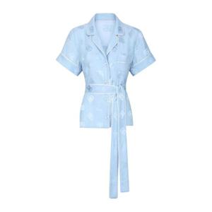 25 FW 돌체앤가바나 DNA 모노그램 자카드 타이 웨이스트 셔츠 F5G67TFJ1JO TP432825521