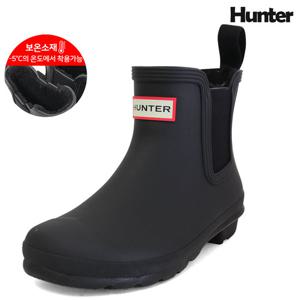 헌터 오리지널 인슐레이티드 첼시 겨울 방한 털부츠 WFS1003RMA-BLK