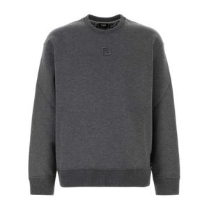 펜디 다크 그레이 코튼 맨투맨 FY3938ATL9 F0QZ0