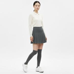 샵앤) 국산 여성 방한 골프 플리츠 속바지 미니 스커트 NS-WSK-20926-차콜