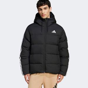 [에이비씨 마트(스포츠)][아디다스]에센셜 클라이마웜 3-스트라이프 푸퍼 다운 후드 재킷 JM4165
