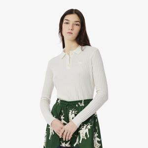 라코스테 공식 여성 울코튼 긴팔 폴로 스웨터 AF9264-55G 70V