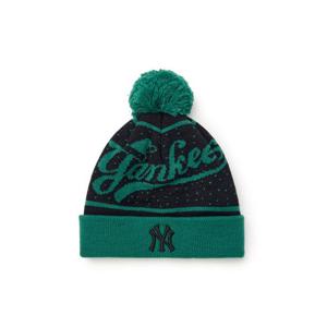 M MLB모자 GQC 7ABNV0246-50BKS 크리스마스 레터링 비니 뉴욕양키스