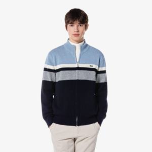 라코스테 공식 남성 하이넥 컬러블럭 가디건 AH701E-54N 166