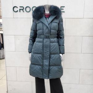 [크로커다일레이디]머스코비 롱기장다운CLEWDW112-폭스카라DG_BP