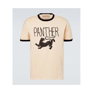 발렌티노 프린트 코튼 저지 티셔츠 P01135012