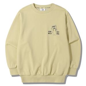 [지프키즈]깃발 곰 맨투맨  KQ3TSU899