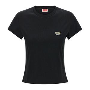 겐조 와일드 타이거 로고 패치 크루넥 티셔츠 FG52TS2164SO 99J