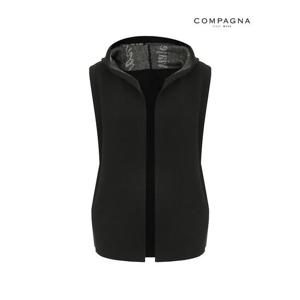 [꼼빠니아][꼼빠니아]레터링 후드 조끼-CW22EV0112166C