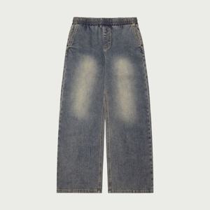 [행텐 틴즈]여성 울트라 소프트 밴딩 와이드 기모 데님팬츠_237(10540-155-810-10)