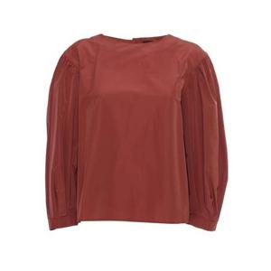 25 FW 위켄드 막스마라 크루네크라인 롱슬리브 탑 레드 2415111171600