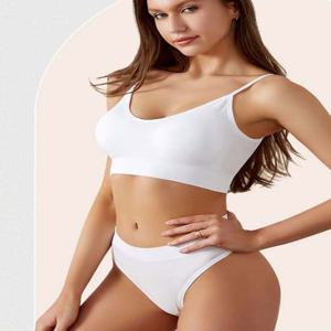 여성 샤픈 심리스 브라 끈 브라탑 편한속옷 편한브라