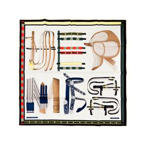 [엘러브] 새상품 에르메스 레터 이퀘스트 까레스카프 90 5HS0304