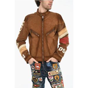 디스퀘어드2 가죽 자켓 S71AN0452 SY1627 142 Brown