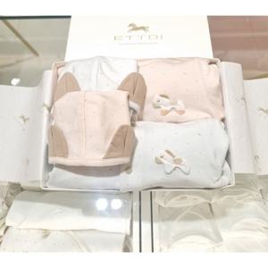 (에뜨와) (07T11750M) (쌍둥이출산백일선물)인스우주복모자 SET(2종) (유아/출산/백일/돌선물/조카선물)