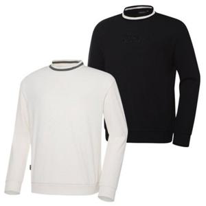 [와이드앵글]  WMU23273  WG 체커보드 라운드 맨투맨 티셔츠 M