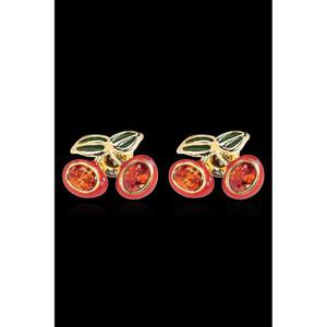 26SS COACH 체리 motif earrings 37429233GLD600