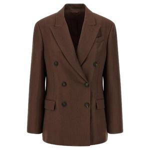 BRUNELLO CUCINELLI Double breasted blazer MH1267094C9284