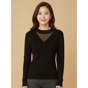 [꼼빠니아][꼼빠니아]포인트 시스루 니트-CW23SW1502056C