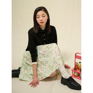 [빈폴레이디스]코튼 혼방 하이넥 풀오버 - 블랙 (BF5251C065)