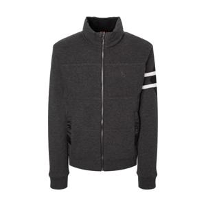 [헤지스골프]차콜그레이 남성 구스다운 니트 점퍼(HUSW5D751CG)