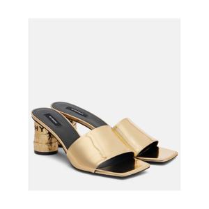 지방시 Tape 65 미러 레더 뮬 P01128260